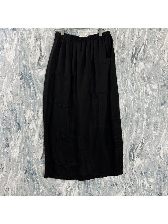 Dresses & Skirts - Designer Bodil Boho Black Maxi Skirt (S)